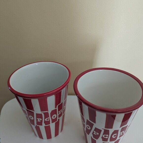 JOSHUA MAXWELL STUDIO RETRO CERAMIC POPCORN BUCKET BOWLS - Picture 2 of 3